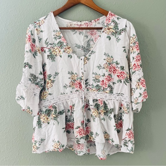Maurices Tops - Maurice’s | floral lace blouse women’s size XL